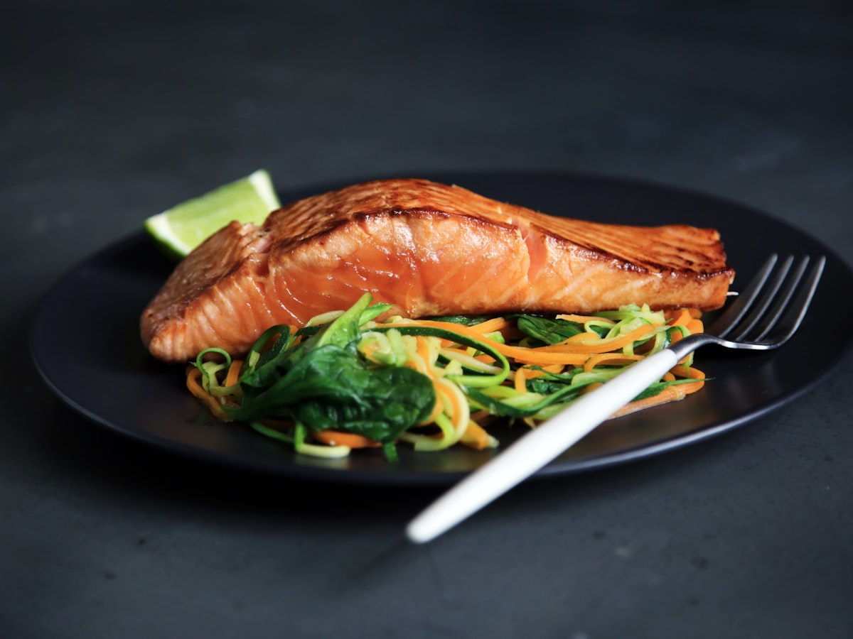 Seared fish